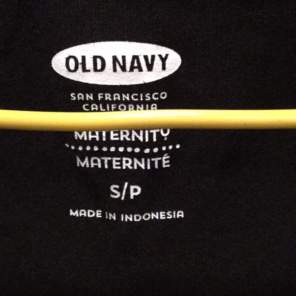 Black Old Navy maternity stretchy dress size S - Picture 3 of 5